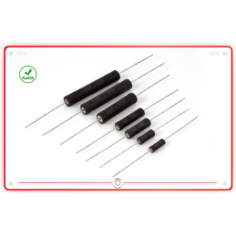 Resistenza a filo 2,7 ohm 5W - confezione 2 pezzi