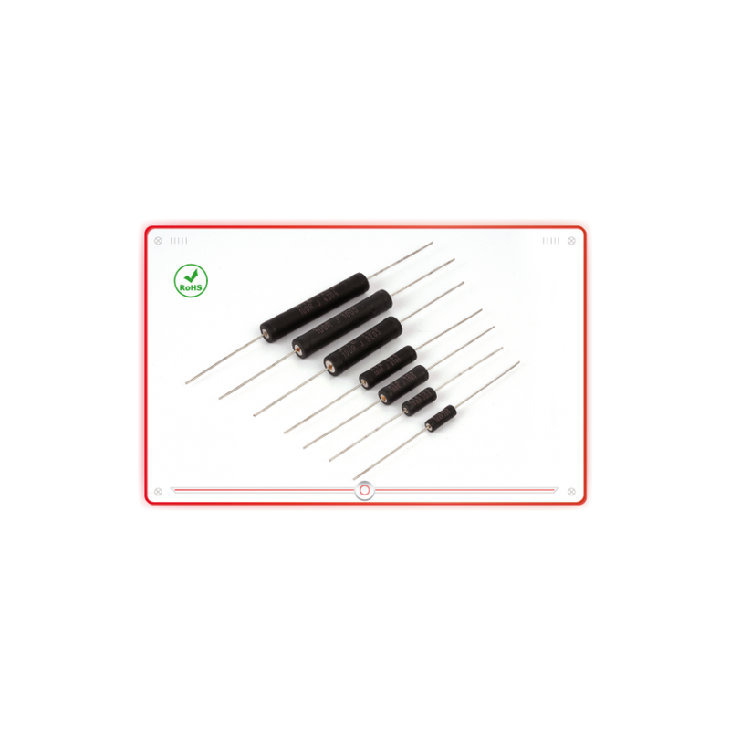 Resistenza a filo 2,7 ohm 5W - confezione 2 pezzi