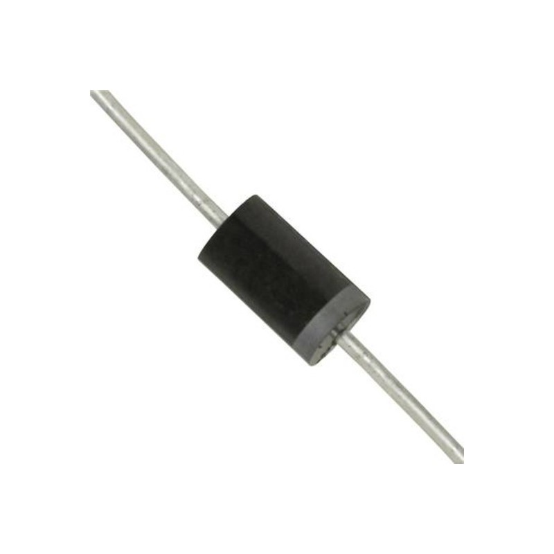 1.5KE12A - Diodo TVS, 1.5KE Series, Unidirezionale, 10.2 V, 16.7 V, DO-201, 2 PIN