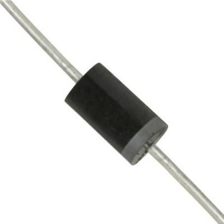 1.5KE12A - Diodo TVS, 1.5KE Series, Unidirezionale, 10.2 V, 16.7 V, DO-201, 2 PIN
