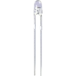 Diodo led bianco 3mm - confezione 10 pezzi