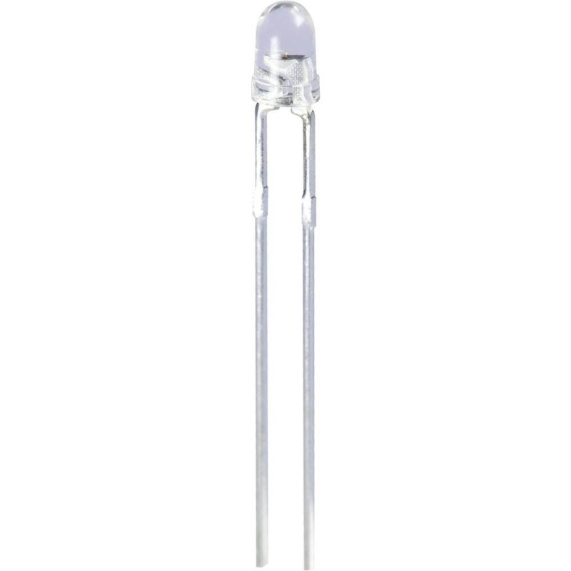 Diodo led bianco 3mm - confezione 10 pezzi