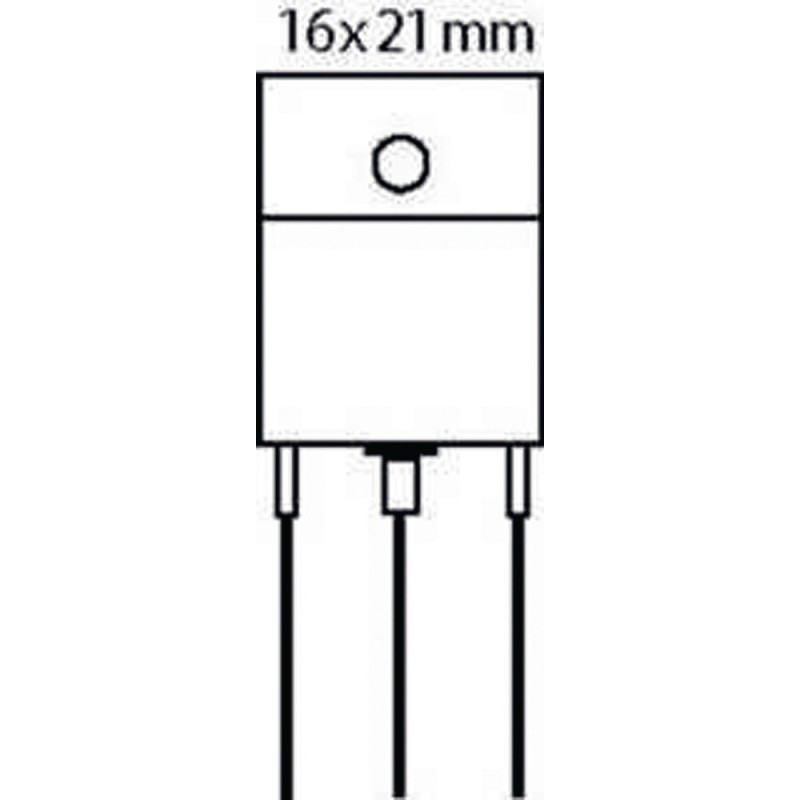 Transistor SI-N 100 VDC 25 A 125W 3MHz