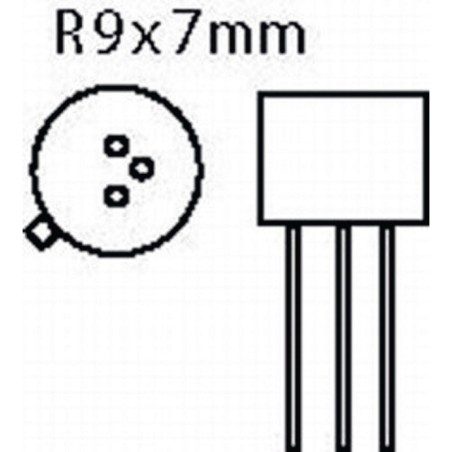 Transistor BC141-16-MBR NPN 100Vdc 1A 0,75W