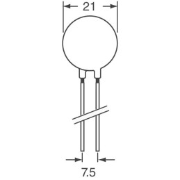 Termistore B57364S259M Epcos