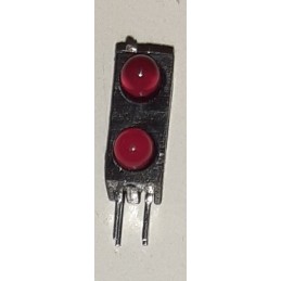 Torretta diodi led rossii - confezione 5 pezzi