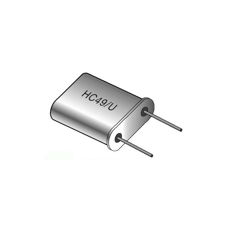 Quarzo 1.8432 Mhz HC-49U - confezione 10 pezzi