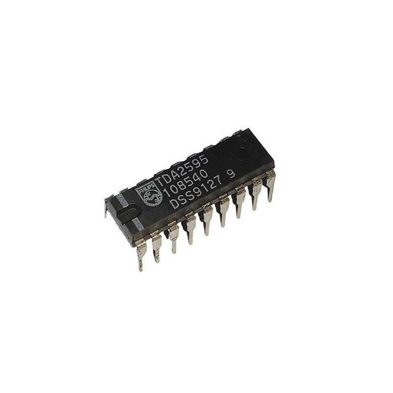 TDA2595 Circuito Integrato per Oscillatore e Controllo Orizzontale TV Philips