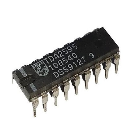 TDA2595 Circuito Integrato per Oscillatore e Controllo Orizzontale TV Philips