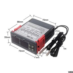 Termoregolatore STC-3008 110-220V con sonda di temperatura