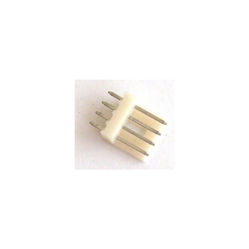 Connettore 4 poli maschio passo 2,54 CS