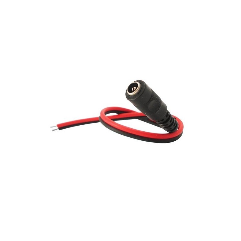 Connettore DC femmina 2.1x5.5mm con cavo 23cm