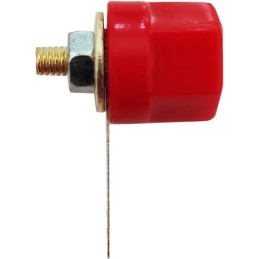 Connettore a banana rosso da panello
