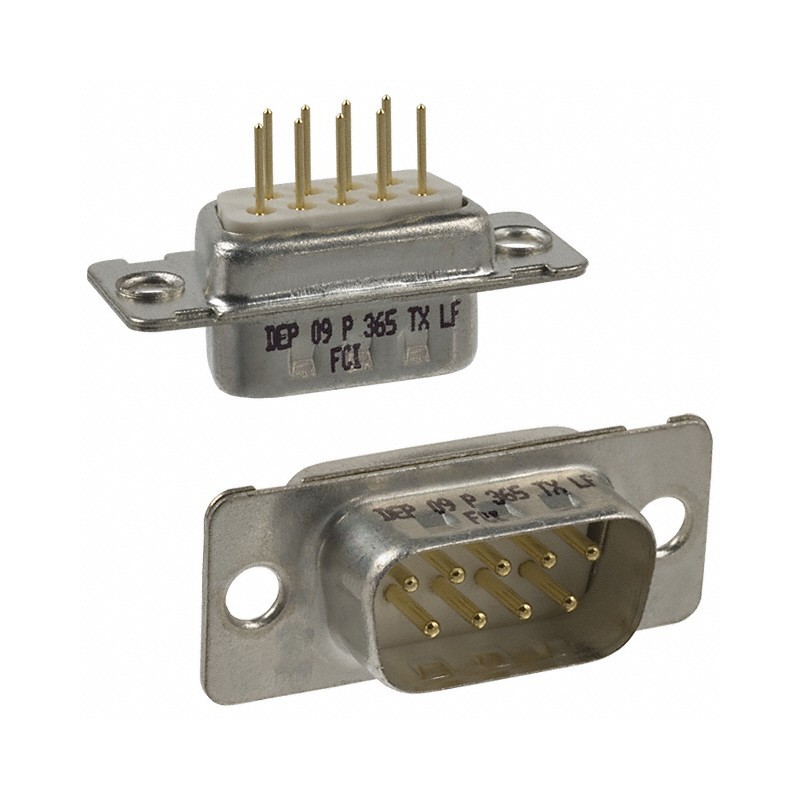 Connettore DB9 maschio da PCB