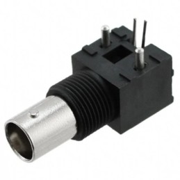 Presa BNC da pannello foro passante PCB angolo retto