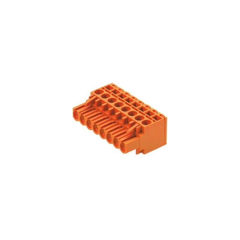 Connettore femmina passo 5.08mm 2 poli