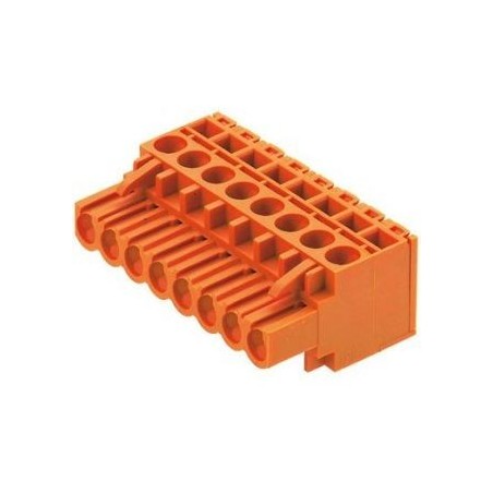 Connettore femmina passo 5.08mm 2 poli