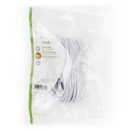 Cavo per telecomunicazioni Maschio RJ11 - Maschio RJ11 10m Bianco