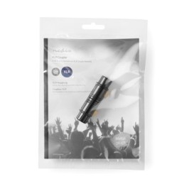 Accoppiatore XLR - Femmina a 3 pin XLR - Femmina a 3 pin XLR Nero