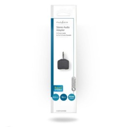 Adattatore audio stereo Maschio da 3,5mm-2x Femmina da 3,5mm confezione da 10 pezzi