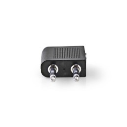 Adattatore Audio per Aereo 2x Maschio da 3,5mm-Femmina da 3,5mm confezione da 10 pezzi