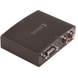 Convertitore video VGA Femmina+2 RCA Femmina - Uscita HDMI Konig