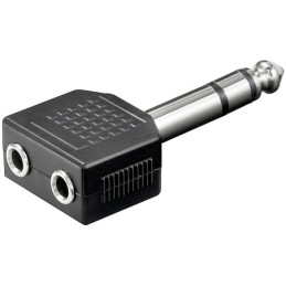 Adattatore audio jack 6,35mm a 2 prese 3,5mm