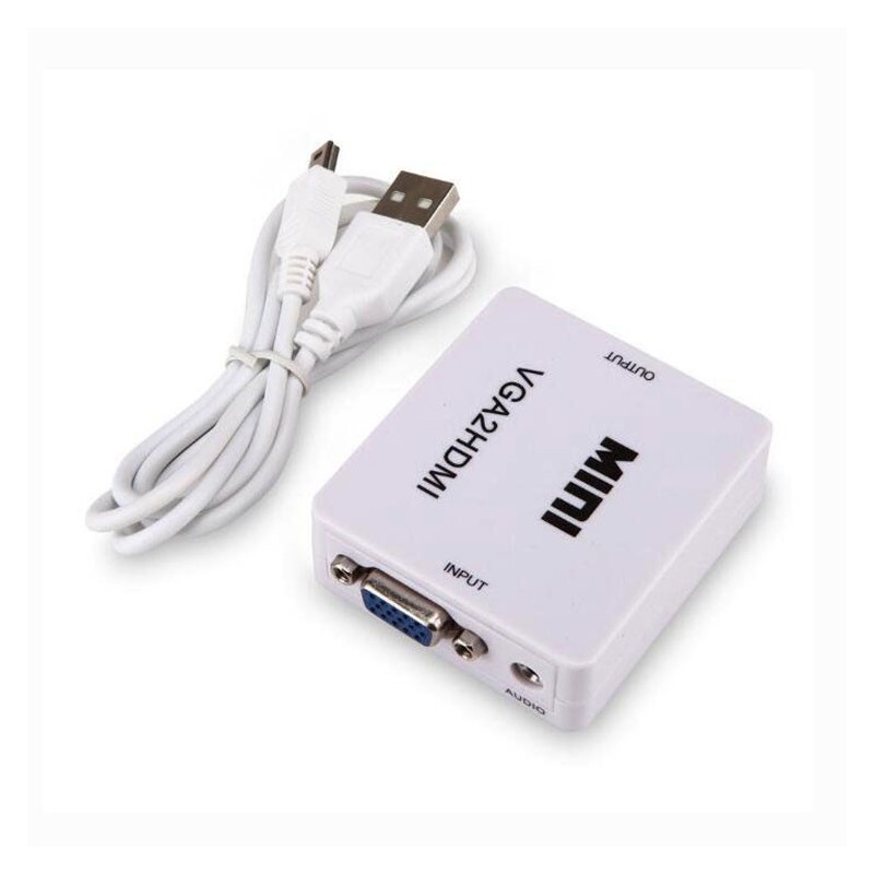 Convertitore da VGA + audio a HDMI 1080p