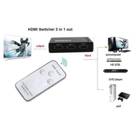 HDMI Switch 3 Porte con telecomando