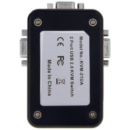 Switch KVM 2 porte USB 2.0 connettori USB/VGA