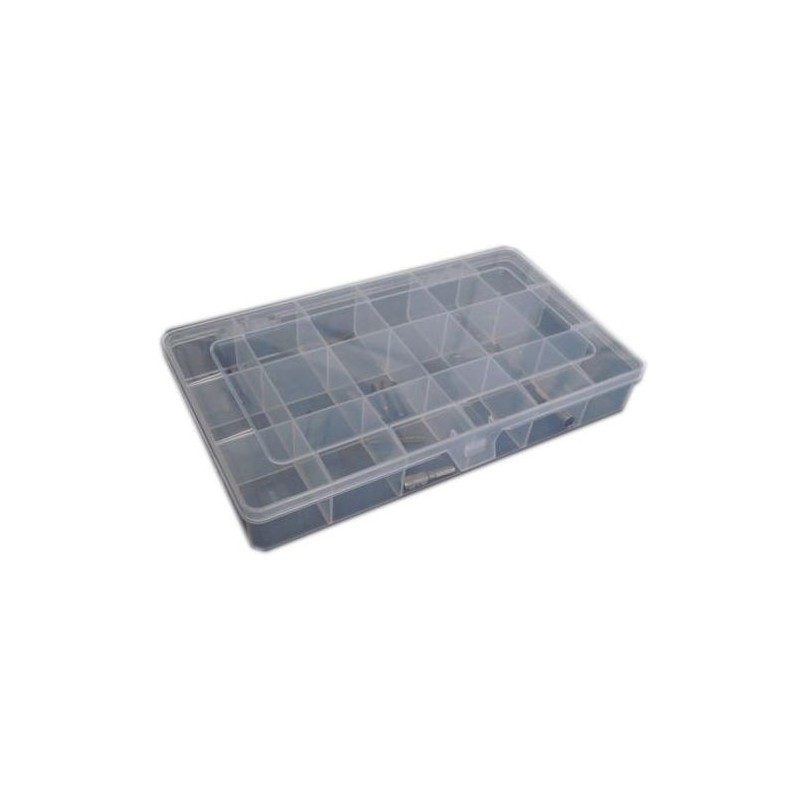 Scatola portaoggetti in plastica 18 scomparti