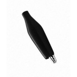 Pinza a coccodrillo nera - piccola