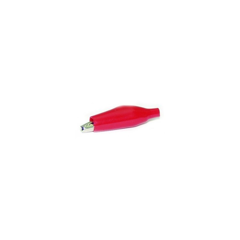Pinza a coccodrillo rossa - media