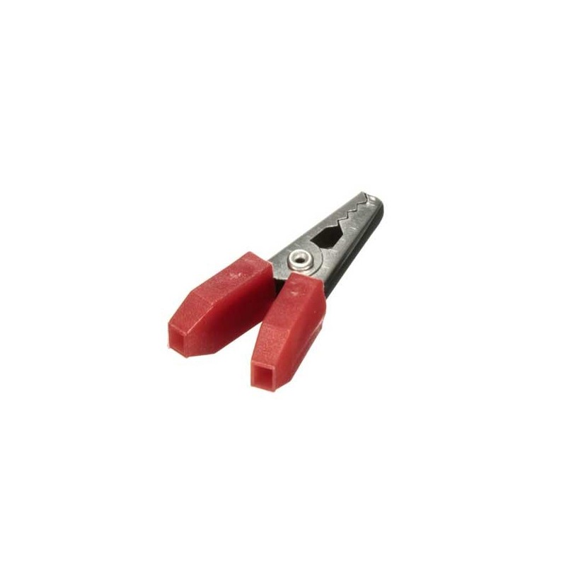 Pinza a coccodrillo rossa