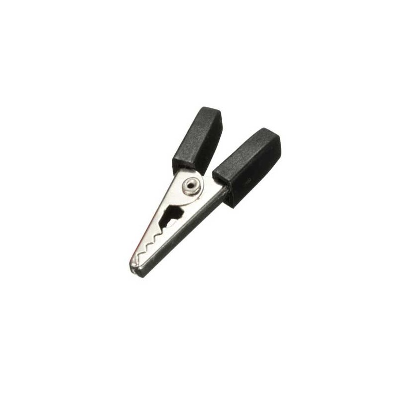 Pinza a coccodrillo nera
