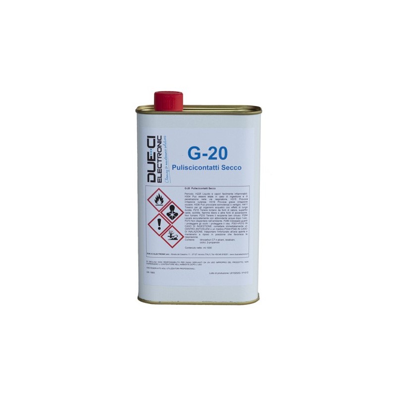 G-20 Puliscicontatti Secco 1000 ml DUE-CI