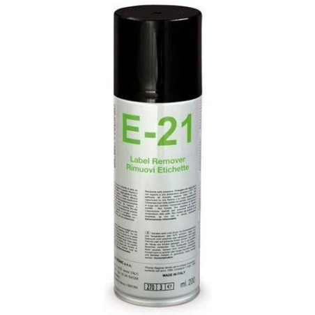 E-21 Spray rimuovi etichette 200 ml DUE-CI
