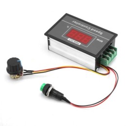 Regolatore di velocità con Display Digitale controllo velocità motore PWM con Interruttore DC