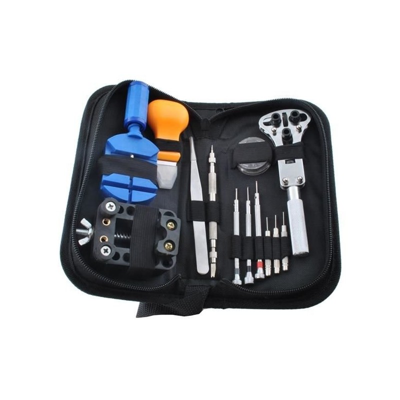 Kit di strumenti per riparazione orologi 13 pezzi