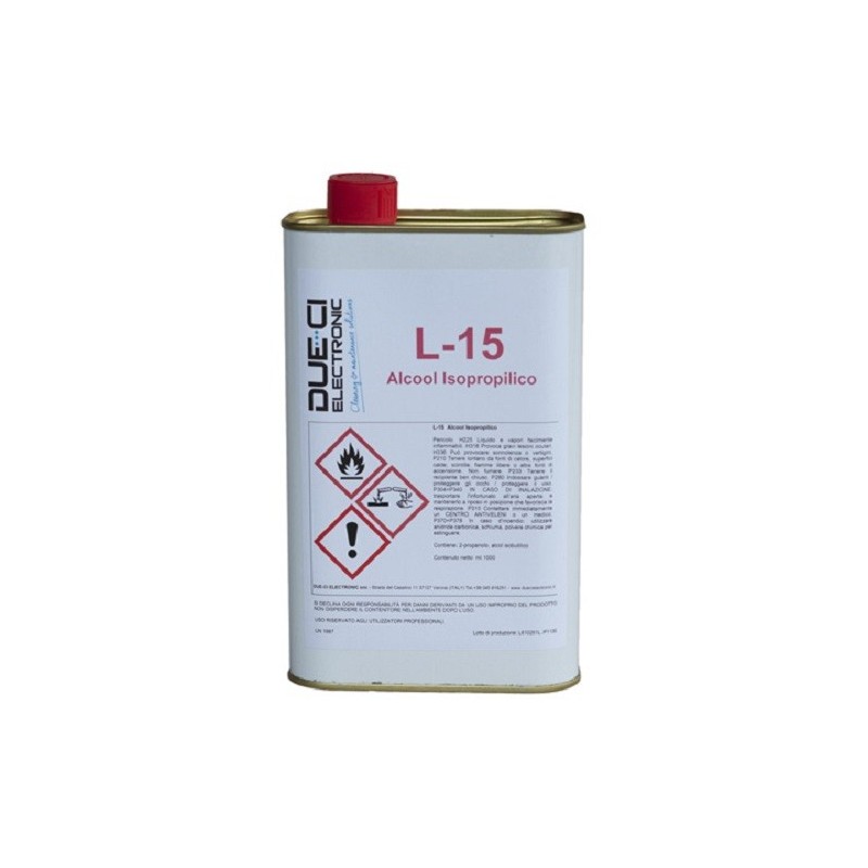 Alcool isopropilico tanica da 1l L-15 DUE-CI