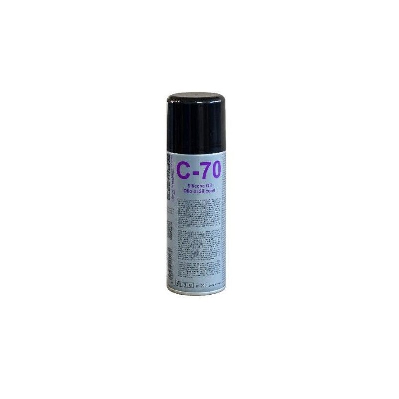 Lubrificante olio di silicone 200ml C-70 DUE-CI