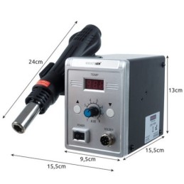 Stazione ad aria calda 700W 100-500°C