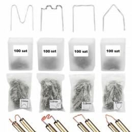 Kit pistola per saldatura plastica con 400 punte saldanti
