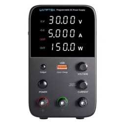 Alimentatore da banco 30V 5A 150W con regolatore di tensione CC USB 18W