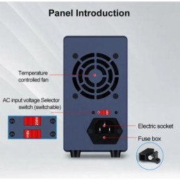 Alimentatore da banco 32V 5A 160W con regolatore di tensione CC USB 18W