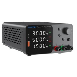 Alimentatore da banco 30V 5A 150W con regolatore di tensione CC USB/TYPE-C 18W