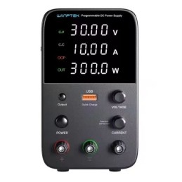 Alimentatore da banco 30V 10A 300W con regolatore di tensione CC USB 18W