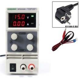 Alimentatore da banco regolabile 15V 10A