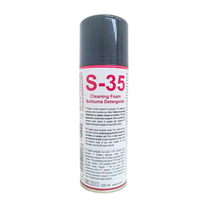 S-35 Schiuma detergente antistatica 200ml