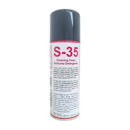 S-35 Schiuma detergente antistatica 200ml